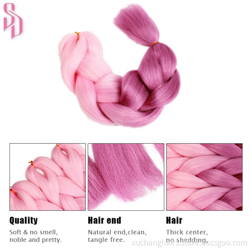 24'' 100g/pack synthetic braiding hair jumbo darling afro